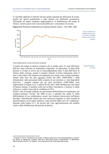 La Relazione 2010 - Dipartimento per le politiche antidroga