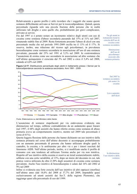 La Relazione 2010 - Dipartimento per le politiche antidroga