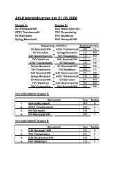 AH-Kleinfeldturnier am 21.06.2008 - TSV FlossenbÃ¼rg