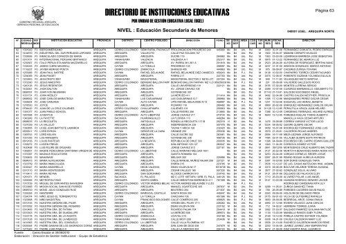 direcciÃ³n de gestiÃ³n institucional equipo estadÃ­stica - Gerencia ...