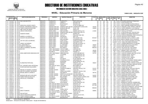 direcciÃ³n de gestiÃ³n institucional equipo estadÃ­stica - Gerencia ...