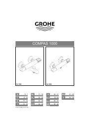 COMPAS 1000 - GROHE - Robinetteries, salle de bains, douches ...