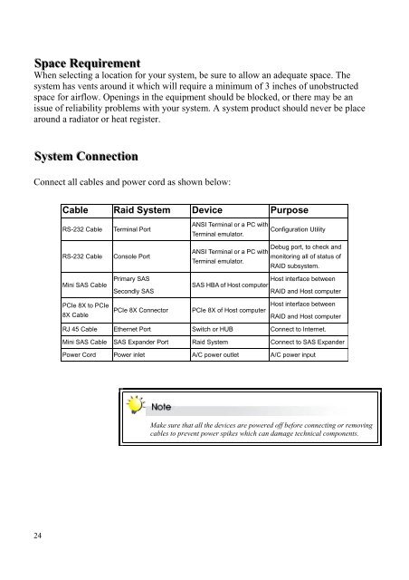 Yotta 3 E Series SAS/SATA RAID Subsystem Hardware ... - Axus