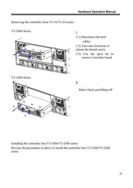 Yotta 3 E Series SAS/SATA RAID Subsystem Hardware ... - Axus