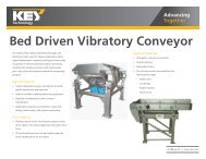 Bed Driven Vibratory Conveyor Brochure - Key Technology