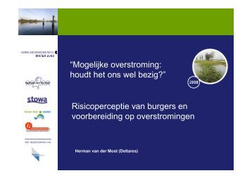 Presentatie Kennisconferentie 2008 'workshop risicoperceptie'
