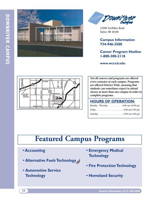 Fall 2013 Academic Schedule - Wayne County Community College