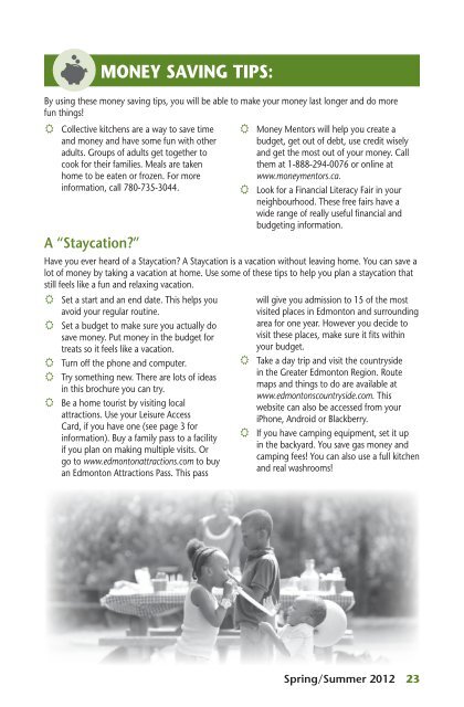 Priceless Fun Guide - Summer 2012 - City of Edmonton