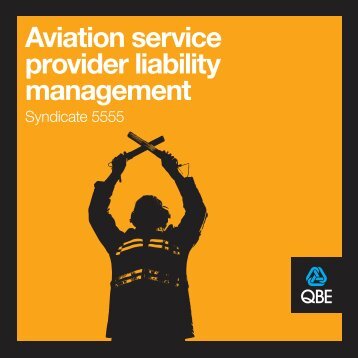 Aviation service provider liability management - syndicate 5555 - QBE