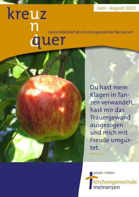 Ausgabe 3/2013 - Ev.-luth. Kirchengemeinde Meinersen