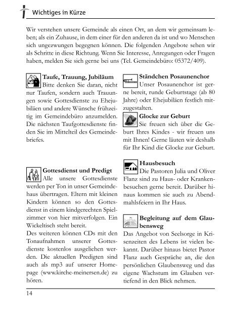 Ausgabe 3/2013 - Ev.-luth. Kirchengemeinde Meinersen