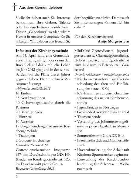 Ausgabe 3/2013 - Ev.-luth. Kirchengemeinde Meinersen