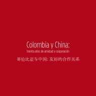 Colombia y China: - Ministerio de Relaciones Exteriores