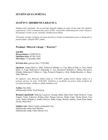 IZVJEÅ TAJI SA SUÄENJA - Documenta