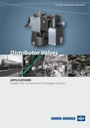 Distributor Valves - Knorr-Bremse