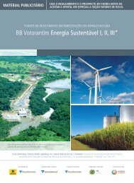 BB Votorantim Energia SustentÃ¡vel I, II, III* - Banco Votorantim