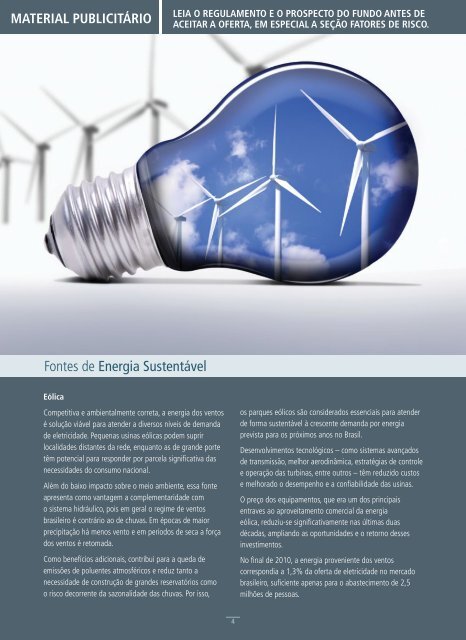 BB Votorantim Energia SustentÃ¡vel I, II, III* - Banco Votorantim