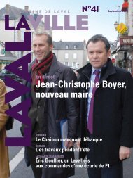 Jean-Christophe Boyer, nouveau maire - Laval