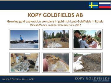 KOPY GOLDFIELDS AB - Kopylovskoye