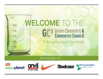 GC3 - Green Chemistry & Commerce Council