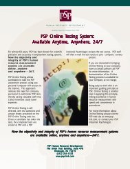 psp metrics practice test