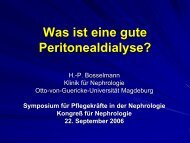 Bosselmann - Was ist eine gute PD - WB-nephro.de