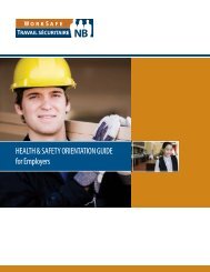 HEALTH & SAFETY ORIENTATION GUIDE for ... - WorkSafeNB