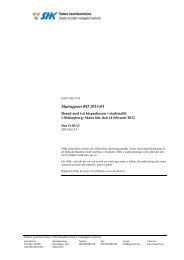 Slutrapport RO 2013:01 - Statens Haverikommission
