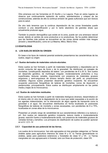 PLAN DE ORDENAMIENTO TERRITORIAL MICROCUENCA ...