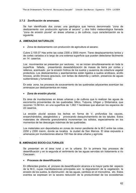 PLAN DE ORDENAMIENTO TERRITORIAL MICROCUENCA ...