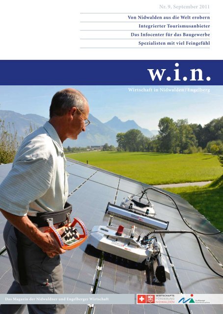 w.i.n. Ausgabe 9 - Pro Wirtschaft Nidwalden/Engelberg