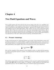 Chapter 4 Two Fluid Equations and Waves