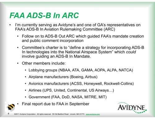 ADS-B Webinar (PDF) - Avidyne