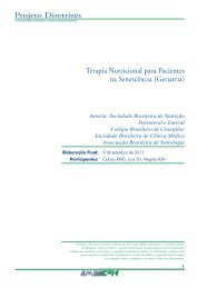 Terapia Nutricional para Pacientes na ... - Projeto Diretrizes