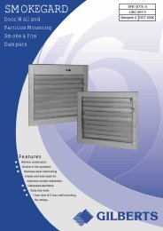 Smokegard Door Wall Smoke Fire Damper - Keane Environmental