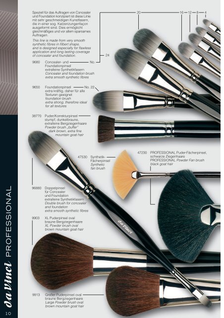 KOSMETIKPINSEL COSMETIC BRUSHES - Promakeupbrush.com