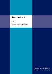 SINGAPORE - Watson, Farley & Williams