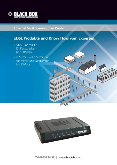 Ethernet VerlÃ¤ngerung Ã¼ber Kupfer - Black Box Network Services