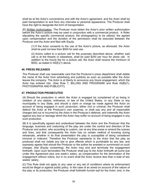 Hollywood Area Theatre (HAT) Rulebook 10-13 - Actors