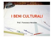 1 - I beni culturali - Corso di Storia dell'Arte