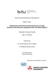 Assessment of the flow and driving forces of used electrical and ...