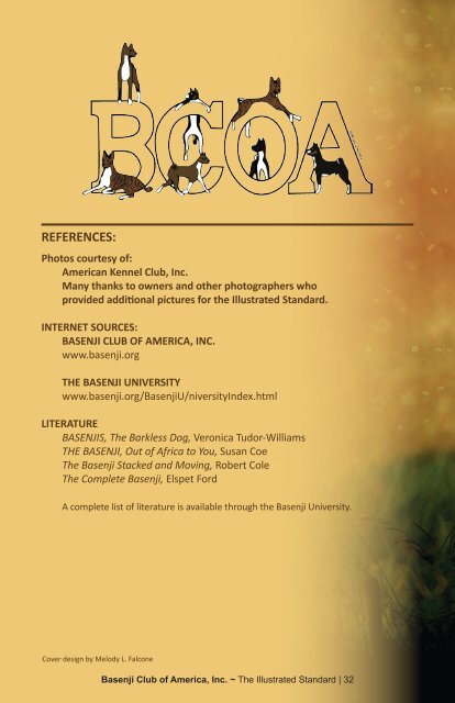 Illustrated Standard - the Basenji Club of America