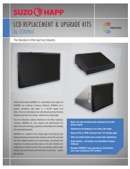 LCD REPLACEMENT & UPGRADE KITS - Suzo-Happ