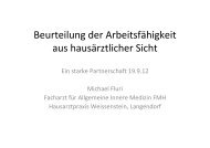 PrÃ¤sentation Herr Dr. med. Michael Fluri, Facharzt fÃ¼r Allgemeine ...