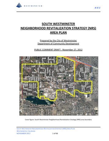 south westminster neighborhood revitalization strategy (nrs) - City of ...