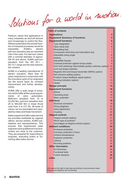 Equipment/ functions - Process Valve Solutions