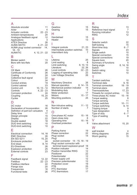 Equipment/ functions - Process Valve Solutions