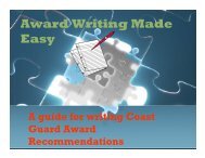 Award Writing Made Easy