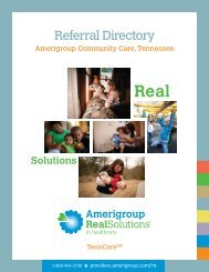 Real Solutions - Providers – Amerigroup