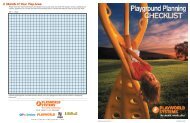 Playground Planning Checklist - Kaplanco.com